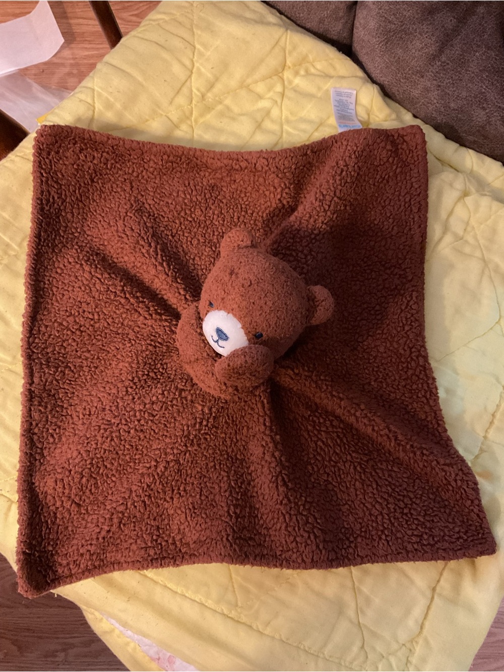 CARTERS (JUST ONE YOU) LOVEY SECURITY BLANKET WASHABLE 14x14